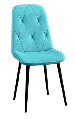 Стул DC-2103 (каркас черный тк.тиффани/ Velvet HLR-58)