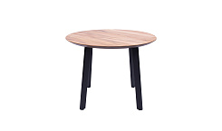 Стол Раунд лайт D=900 мм Натуральный дуб/Ноги КС-60*